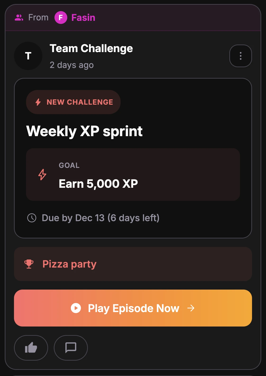 Challenge Updates