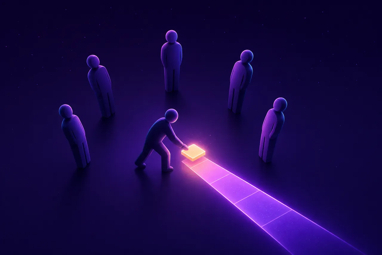 Break the bystander freeze Break the bystander freeze. Six people can see the same unowned task and still wait for someone else to speak. Initiative is stepping forward and making the first move before the room assigns it.
