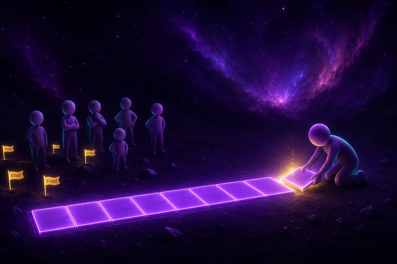 The last mile is the whole job. Some people collect kickoffs and cheer at start lines. Task mastery is placing the final piece so the next person can walk forward without guessing.